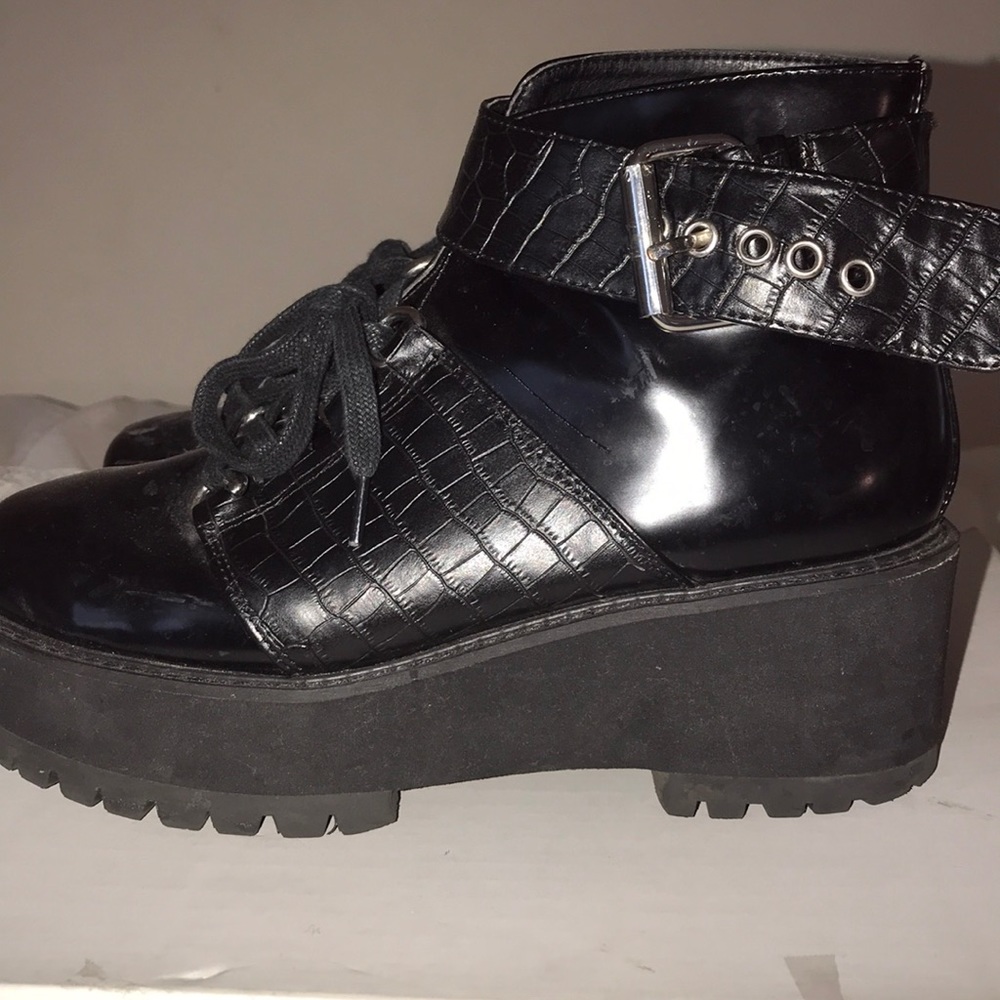ASOS Patent leather platform creepers